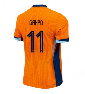 Holland Cody Gakpo #11 Replika Hjemmebanetrøje EM 2024 Kortærmet